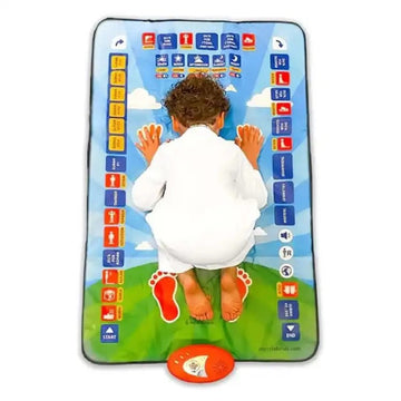 36-Key Interactive Prayer Mat for Kids – Educational Islamic Learning Mat