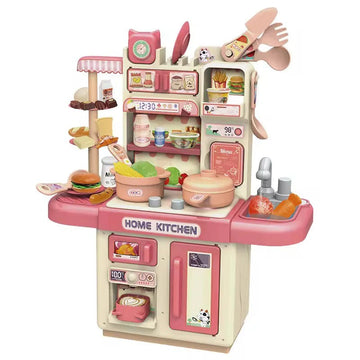 Premium Deluxe Kids Kitchen Play Set – Interactive Pretend Cooking Toy