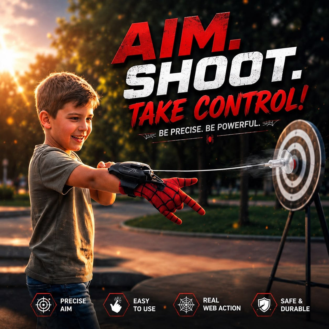 Spider Web Shooter Wrist Toy – Hero Adventure Launcher for Kids