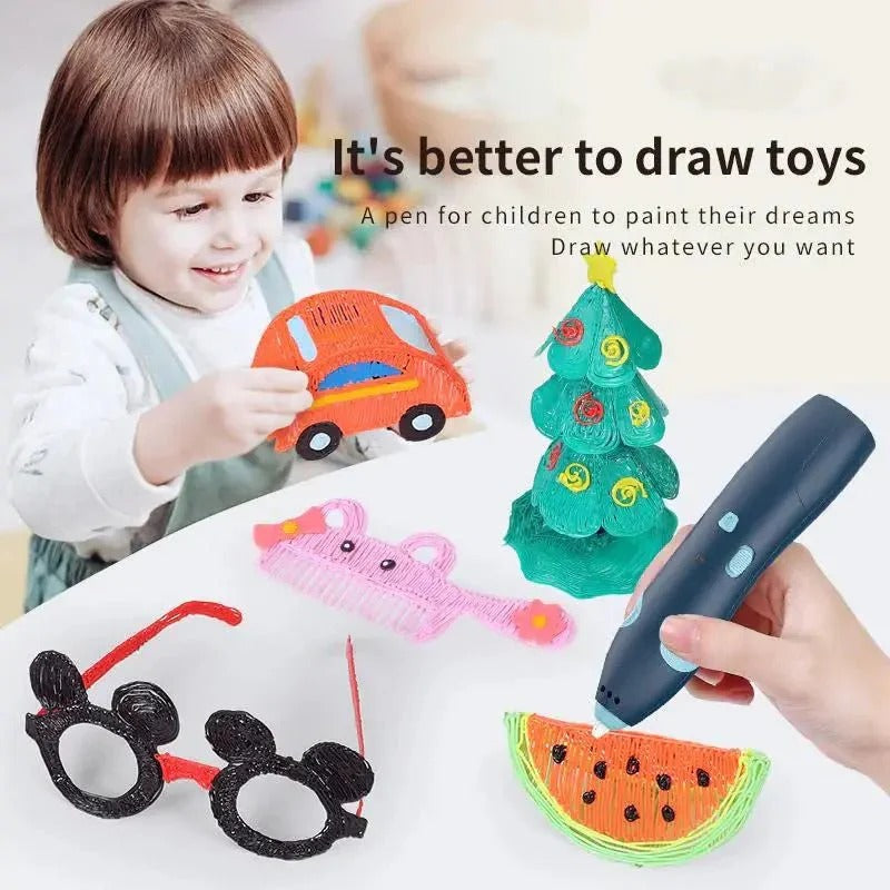 3D Printing Pen for Kids – Creative Drawing & DIY Art Pen