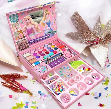 Realistic 2in1 Princess Beauty Makeup Set For Girls