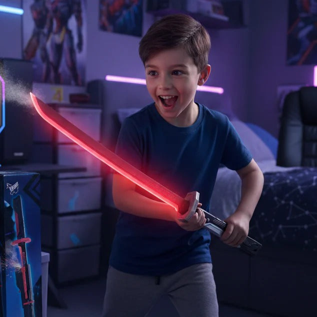 LED Smoke Effect Sword for Kids – Color-Changing Light-Up Adventure Toy