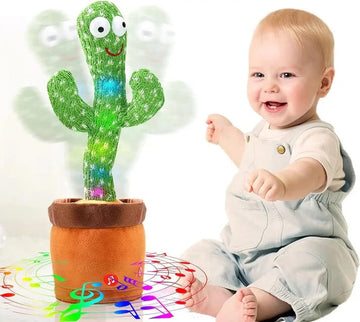 Interactive Dancing Cactus Toy – Rechargeable Talking & Singing Fun for Kids