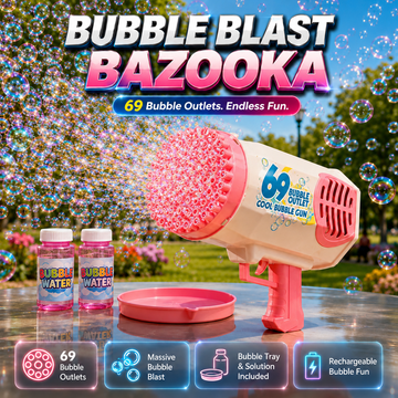 Bubble Blast Bazooka – 69-Outlet Bubble Blaster