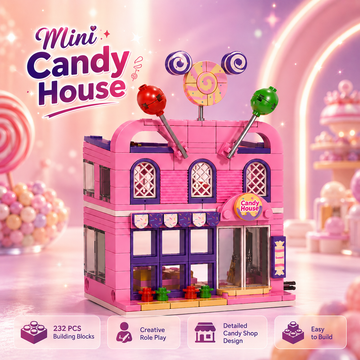 Mini Candy House – 232-Piece Creative Building Set