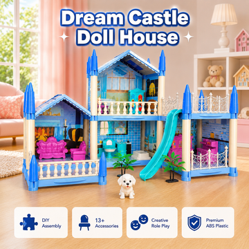 Dream Castle Doll House – Magical Pretend-Play Doll House