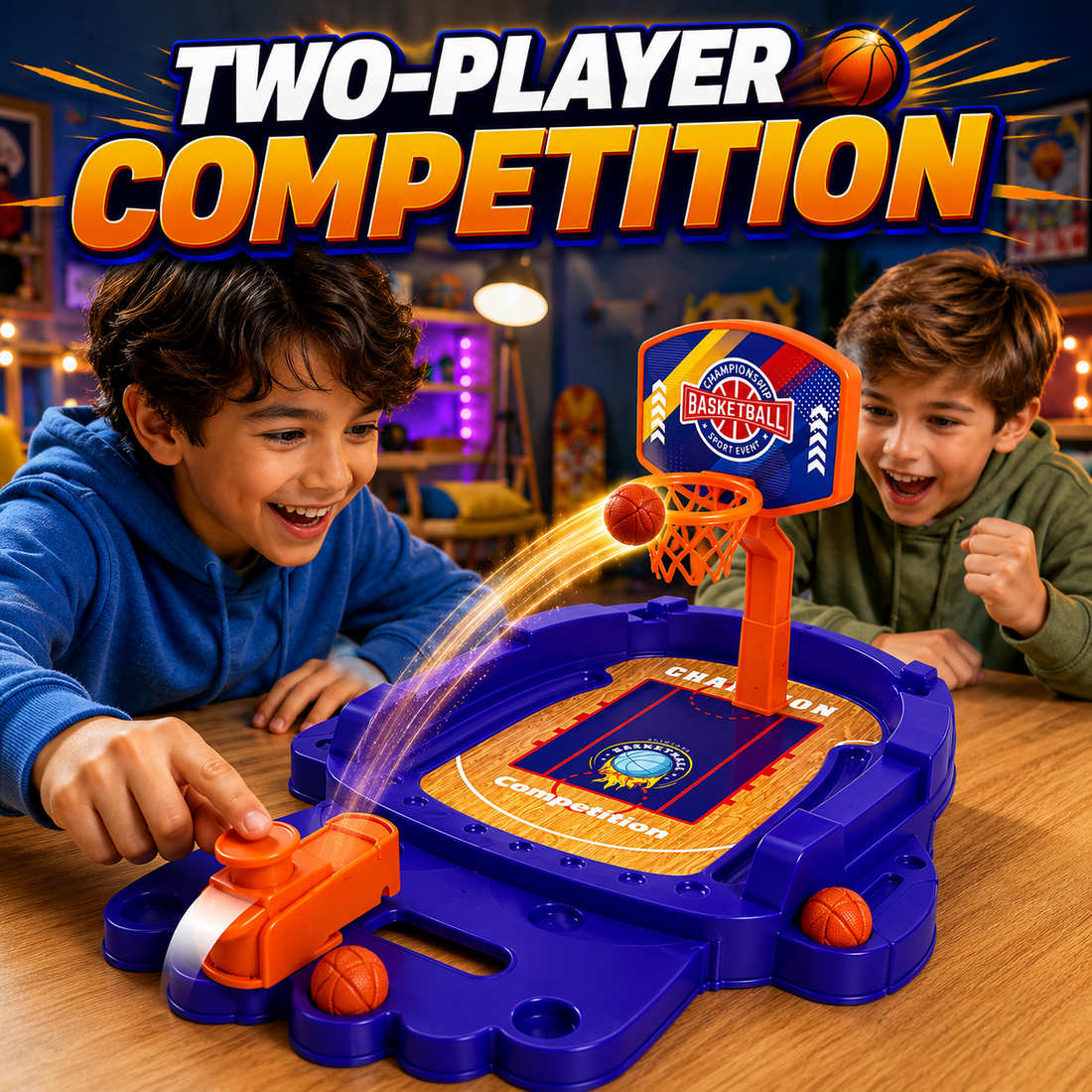 Hoop Battle Arena – Mini Basketball Competition Game