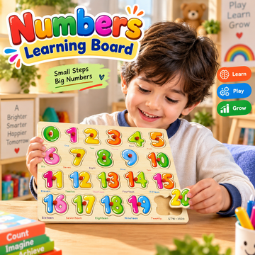 Numbers Explorer Board – Interactive Counting Learning Toy