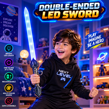 Flip Blade LED Sword – Dual-Ended Light-Up Sword