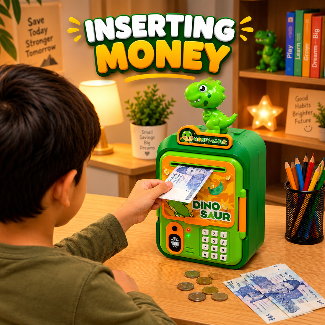 Dino Treasure Bank – Smart Money Saving ATM