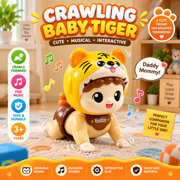 Crawling Baby Tiger – Musical & Interactive Crawling Toy