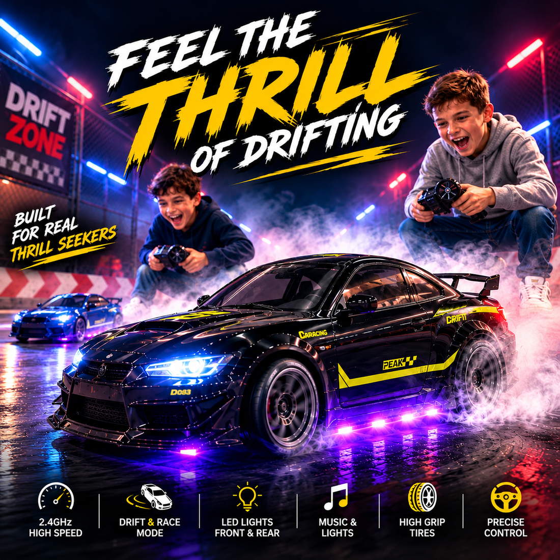 Nitro X Drift Car – High-Speed Racing & Drift Experience