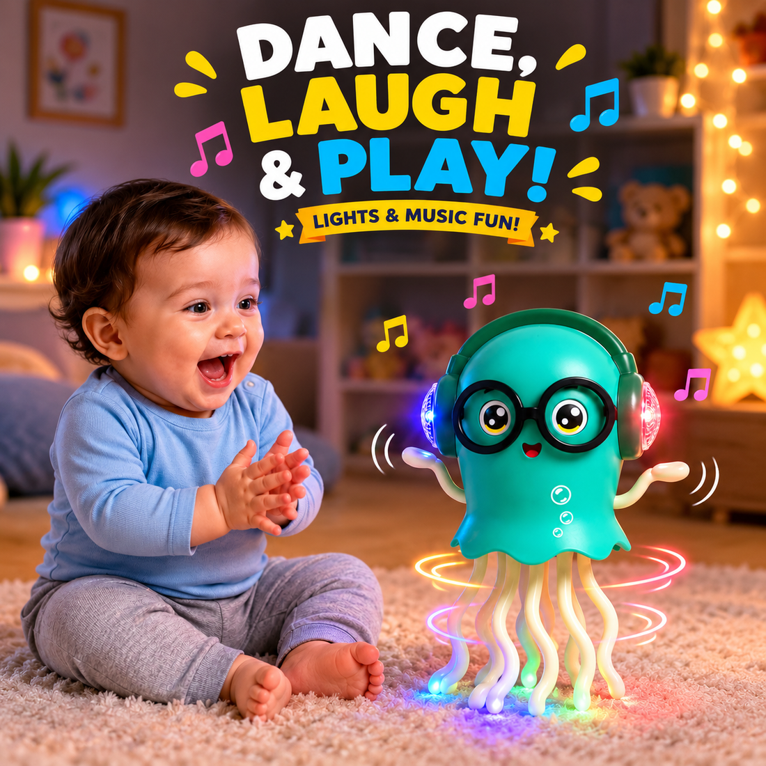 Magical Dancing Jellyfish – Enchanting Lights, Music & Ocean Fun