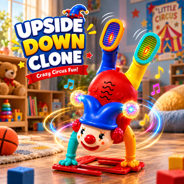 Upside Down Clown – Interactive Walking Toy with Lights & Music