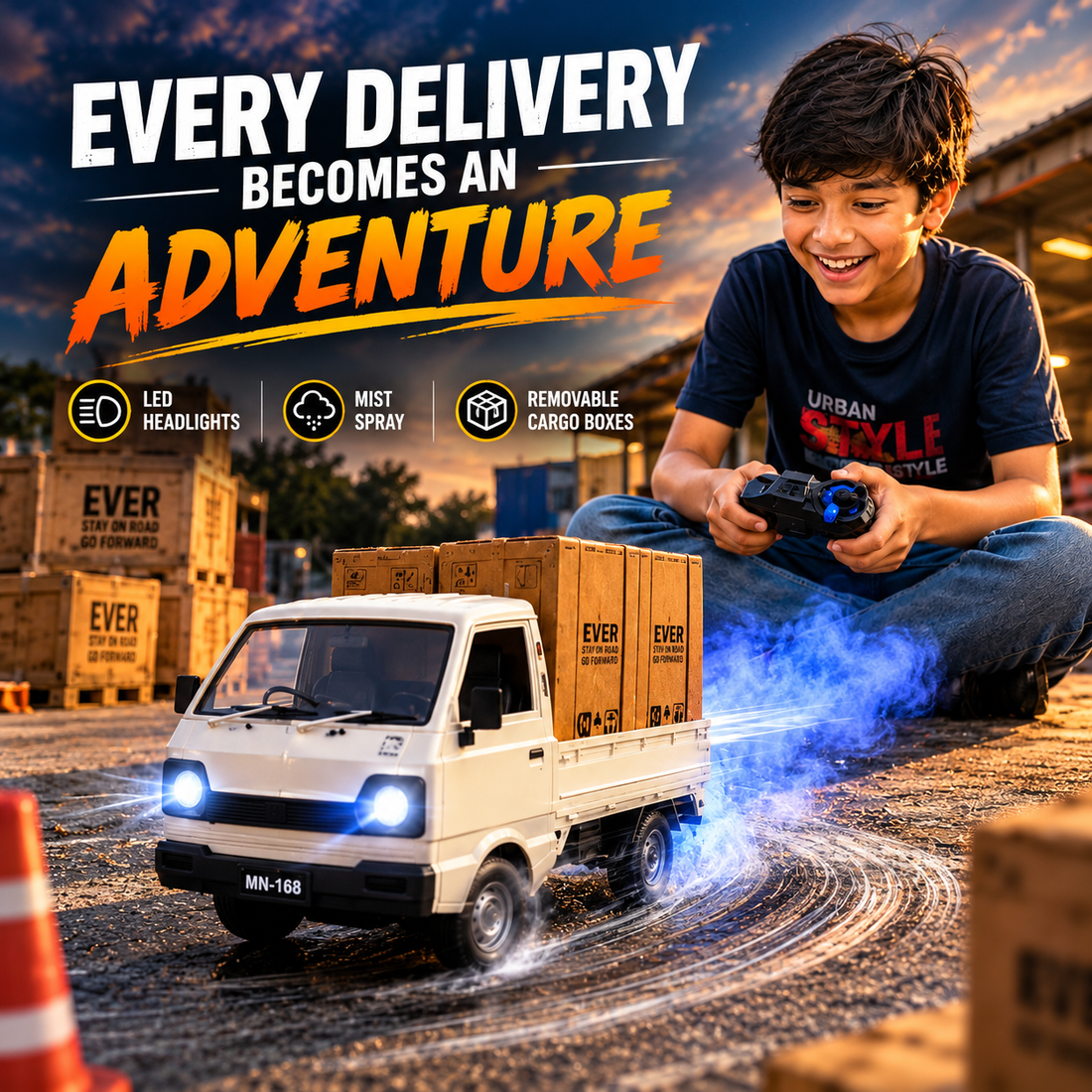 Realistic Bolan Cargo Truck – Ultimate Mini Transport Adventure