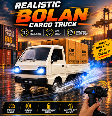 Realistic Bolan Cargo Truck – Ultimate Mini Transport Adventure