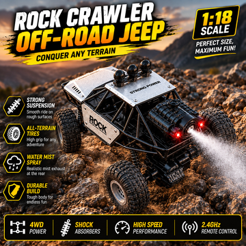 Extreme Rock Crawler Off-Road Jeep – Ultimate Off-Road Adventure