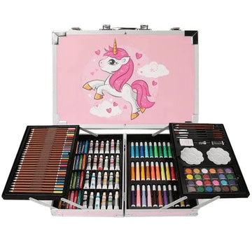 Art Set for Kids & Art Students – 145 PCS All-in-One Drawing, Coloring & Painting Kit