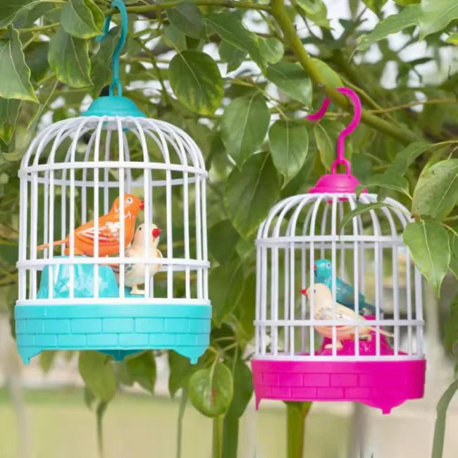 Musical Bird Cage Toy for Kids – Interactive Lights & Sound